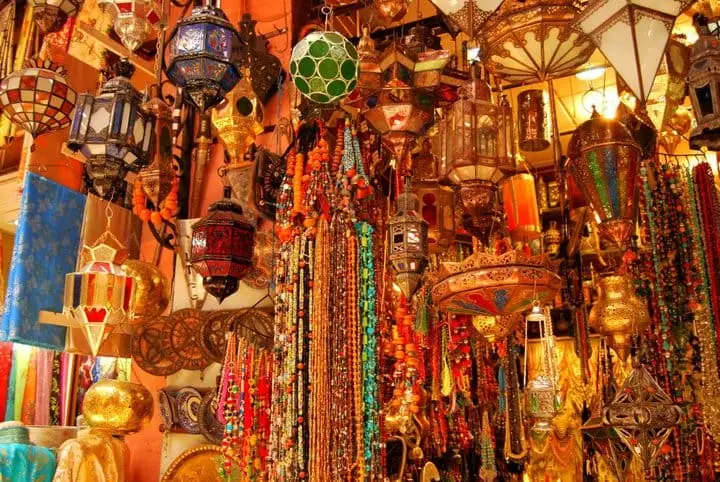 ir de compras a marrakech
