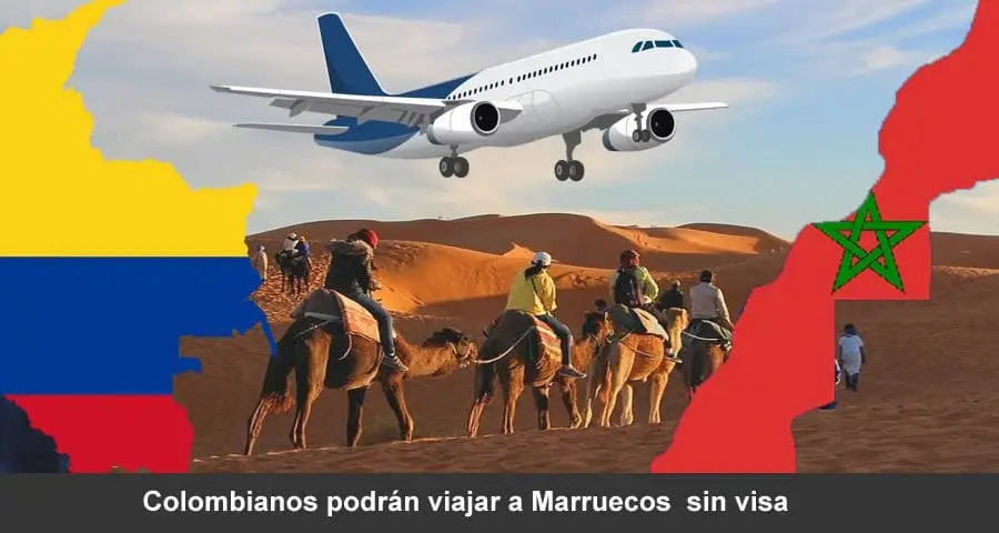 Viajar desde colombia a Marruecos