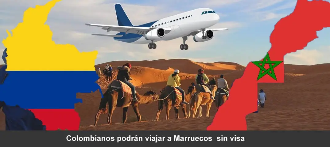 Viajar desde colombia a Marruecos