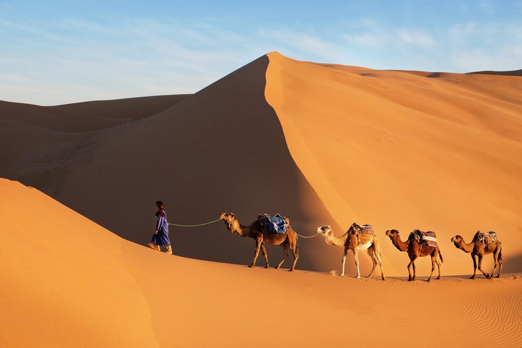 Las dunas del Desierto de Merzouga