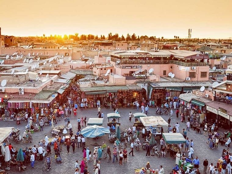 La Plaza Djemaa el-Fna