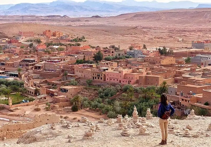 Paisajes desérticos en Marruecos
