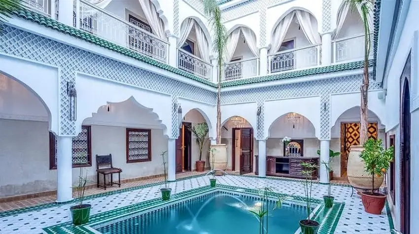 Viajar a Marruecos desde Colombia, aventura asegurada 42 Riad convertido en hotel