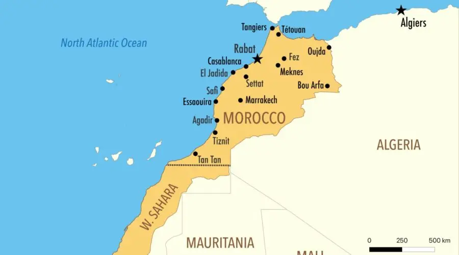 donde queda Marruecos
