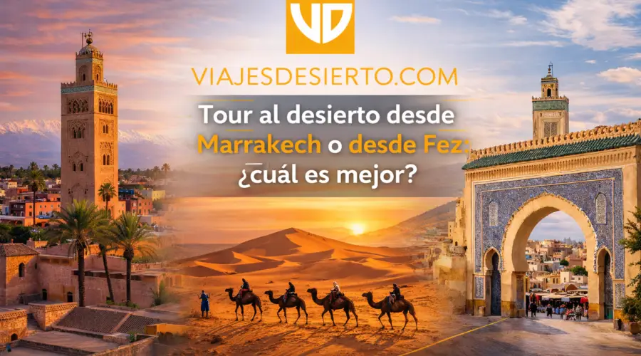 Tour al desierto desde Marrakech o desde Fez cuál es mejor