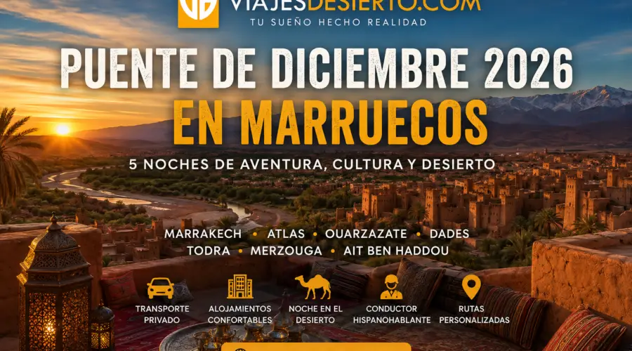 Puente de Diciembre 2026 en Marruecos